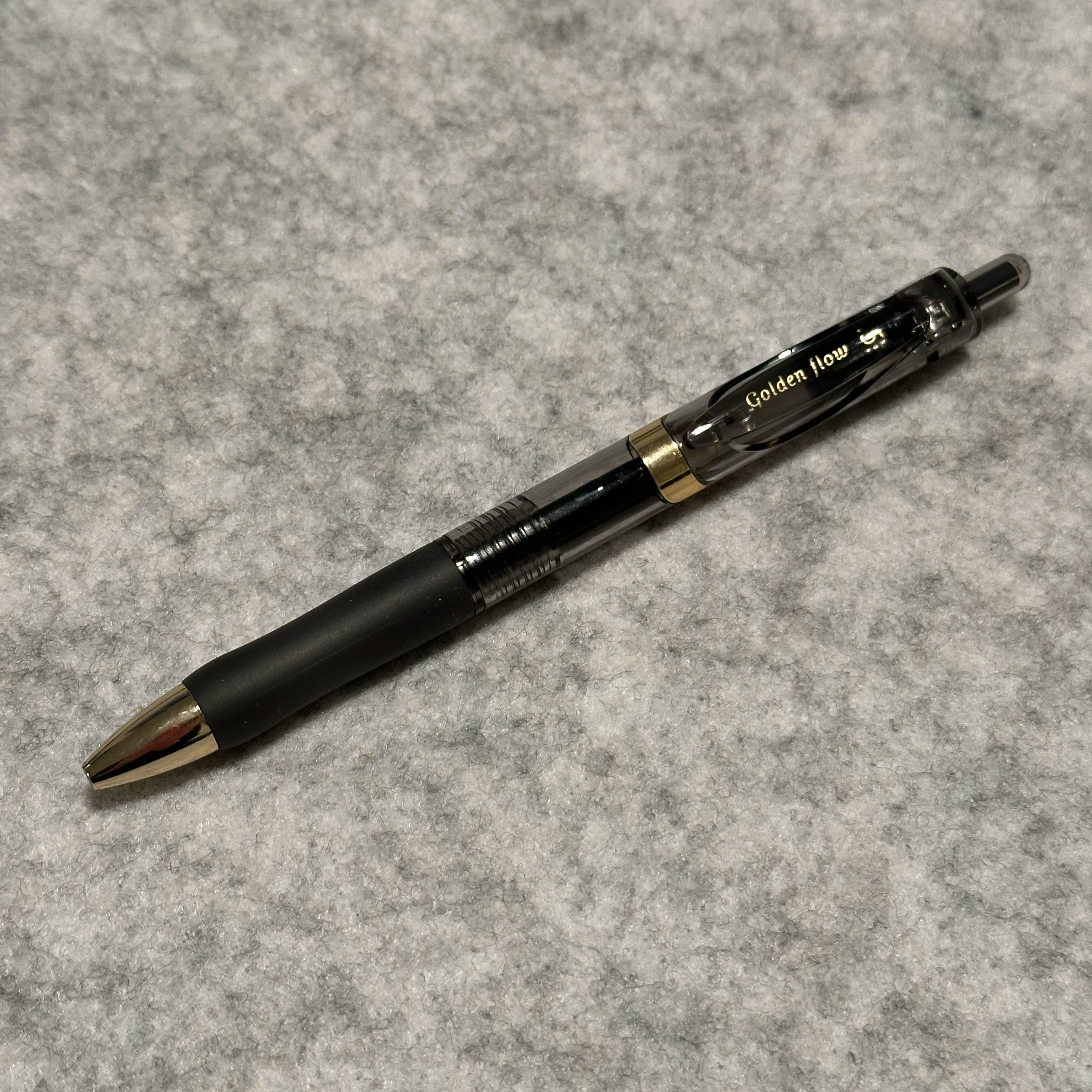 M&G K350Q “Golden Flow” Indragbar gelpenna – 0,5 mm (svart)